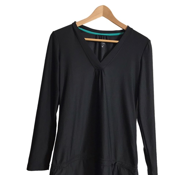 Athleta XS Black Wick-It Swimsuit Bathing Suit Swim Coverup - Picture 5 of 9